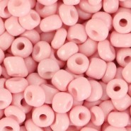Glas rocailles kralen 6/0 (4mm) Blush pink